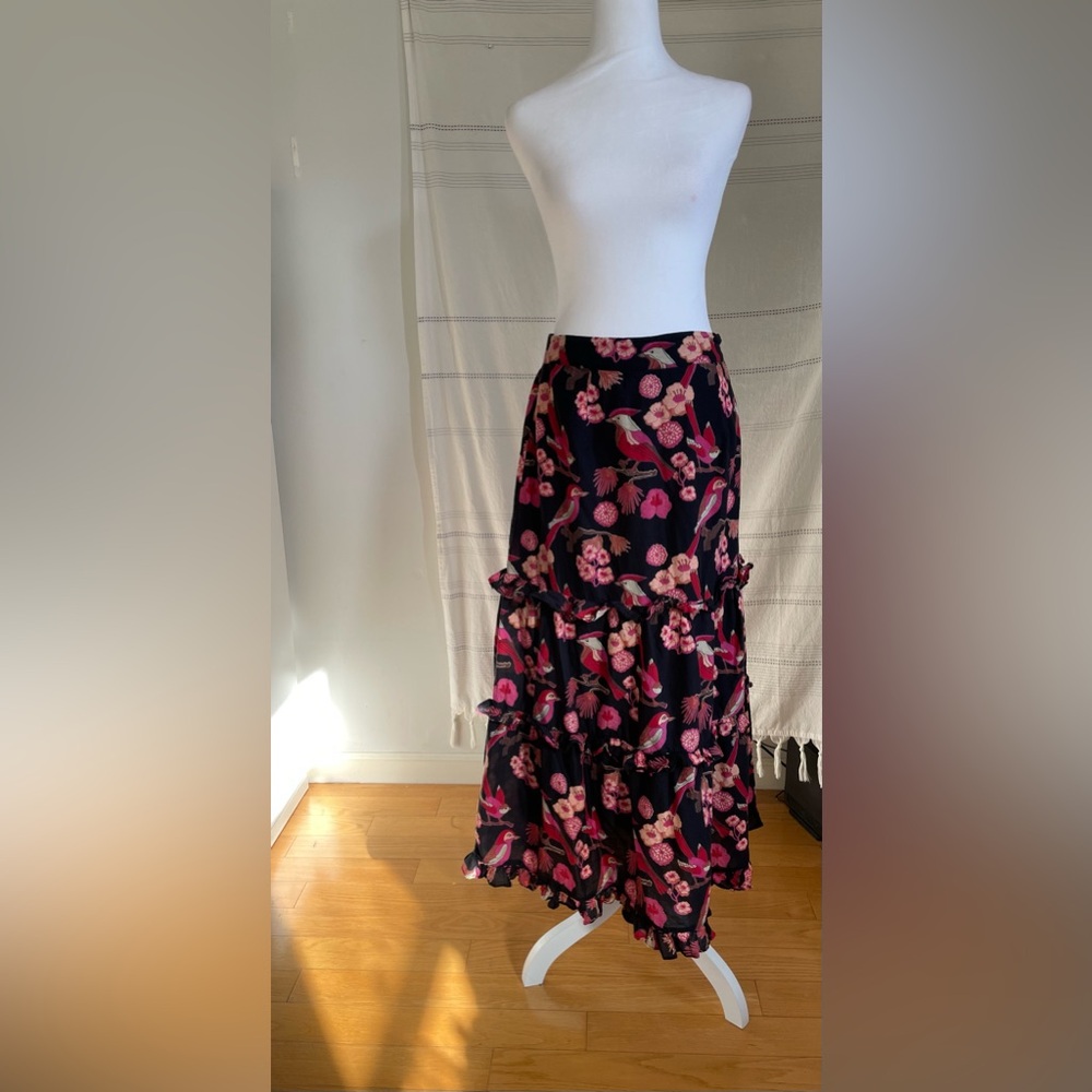 Floral Ruffle Maxi Dress - Picture 3 of 15